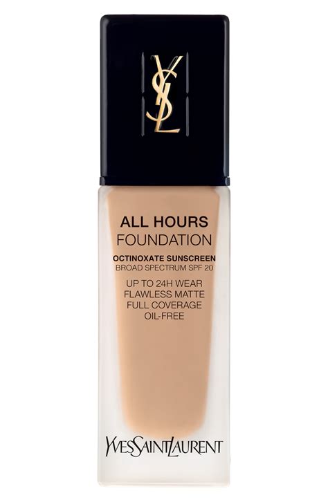 i have ysl foundation which shows my pores